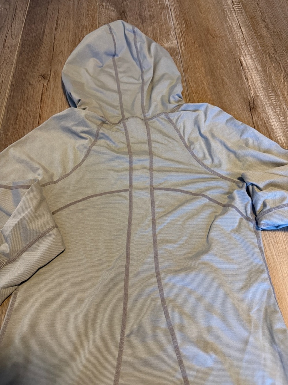 Zella Girl Light Gray Hooded Pullover - Picture 8 of 8